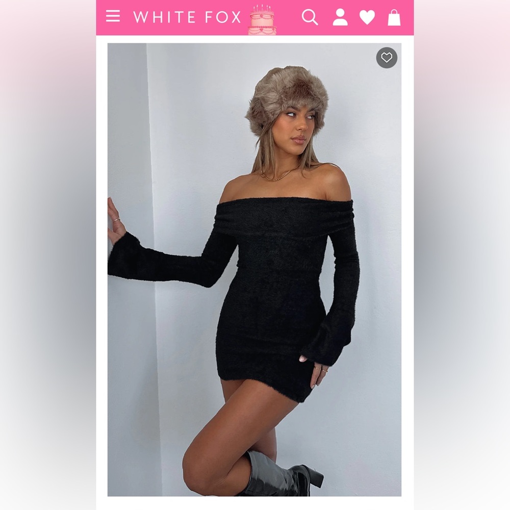 Whitefox long sleeve mini dress